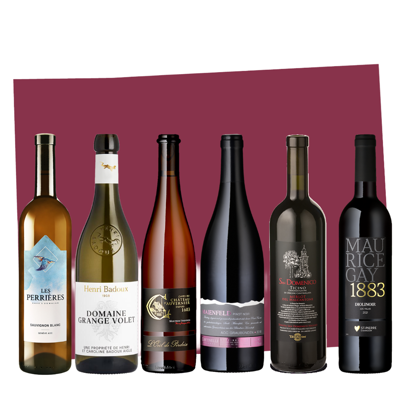 Discovery box: 6 bottles from 6 wine-growing regions