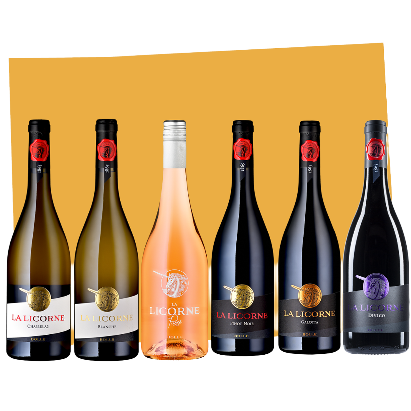 Carton découvertes : La Licorne 6 bouteilles