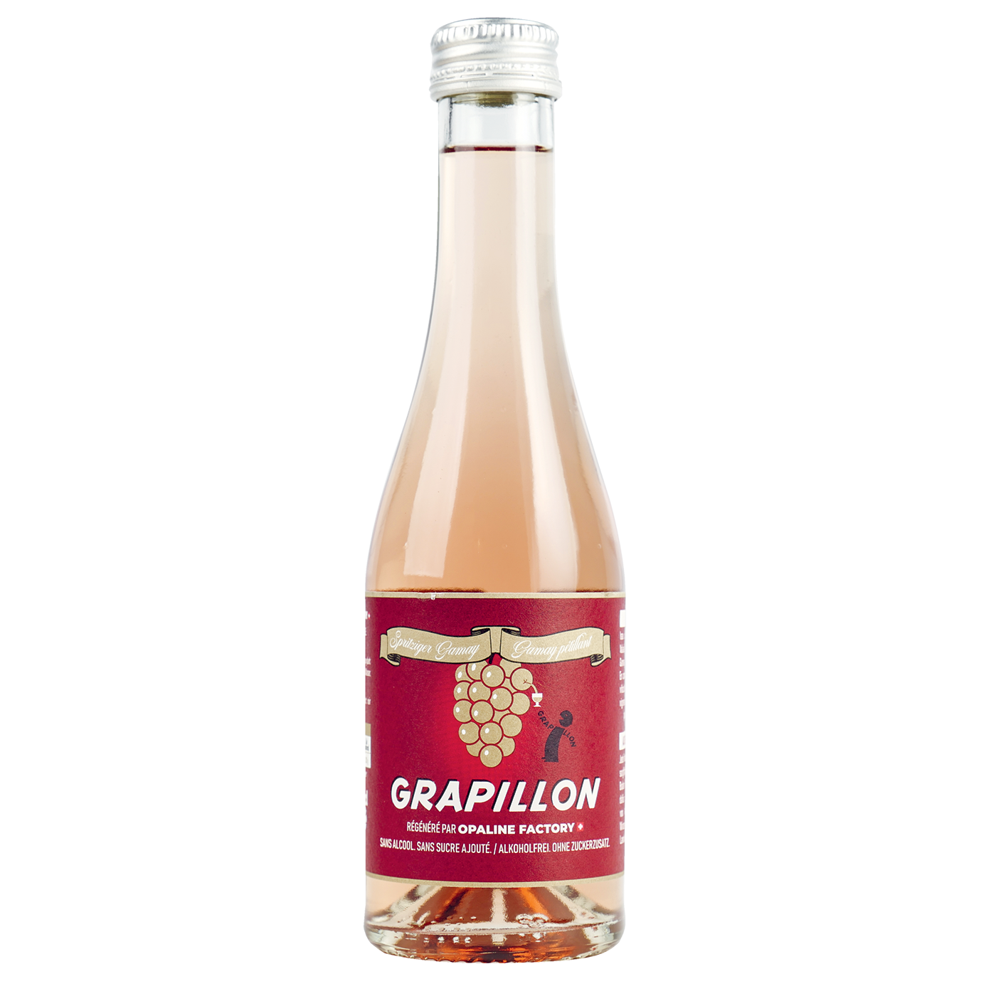 Grapillon - rosé de Gamay pétillant (sans alcool)