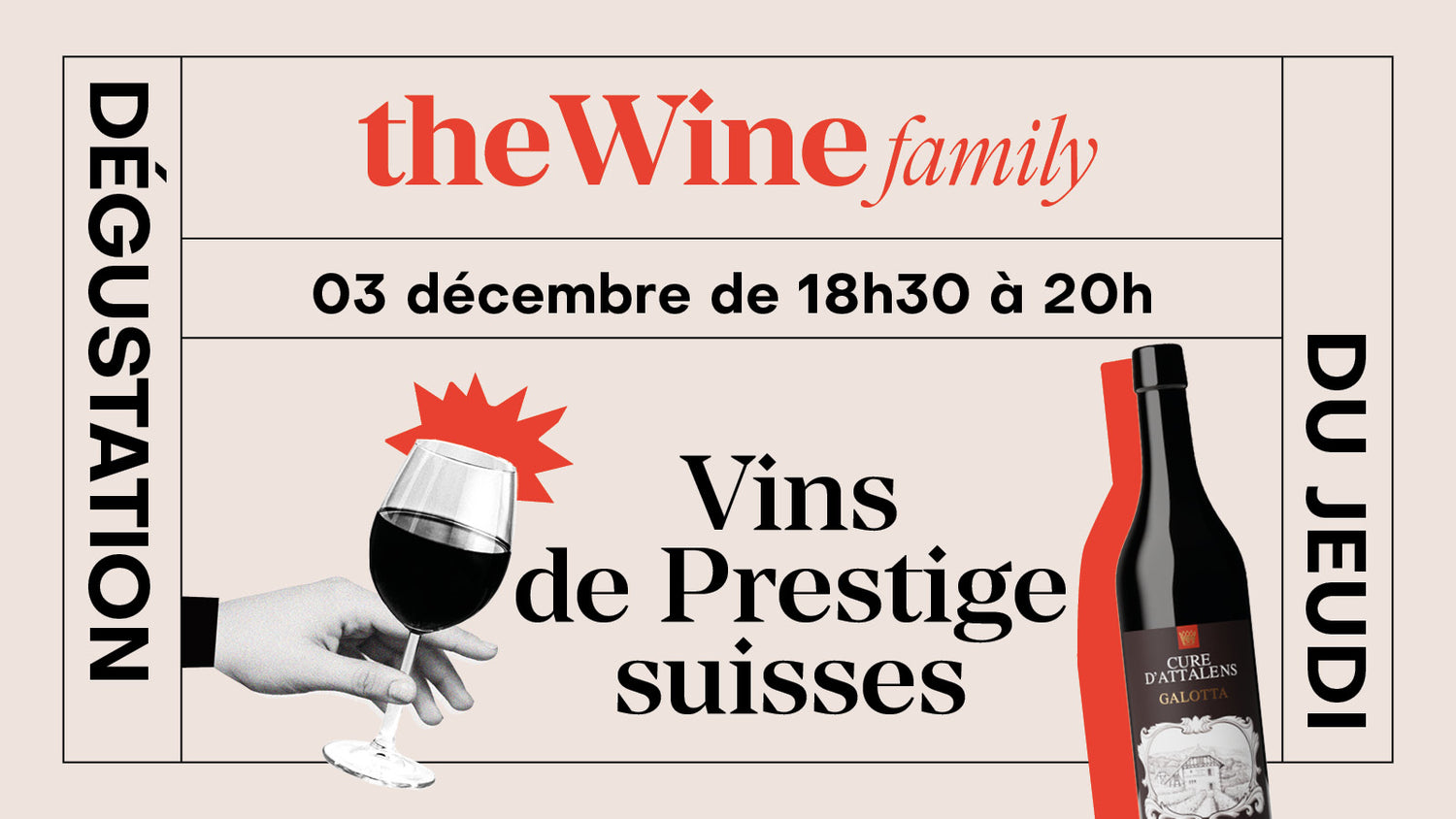 Thursday tasting - Swiss Prestige Wines