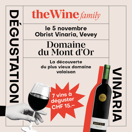 Degustation Vinaria - Le Domaine du Mont d'Or