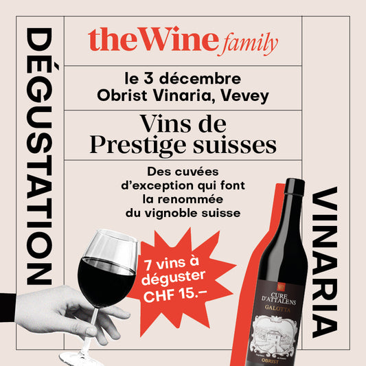 Degustation Vinaria - Schweizer Prestigeweine