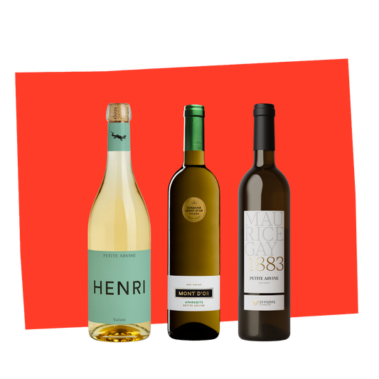 Carton découvertes : 3 bouteilles Petite Arvine